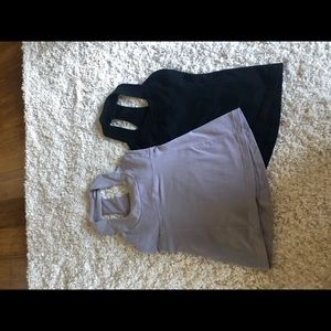 2 Lululemon workout racerback tank tops - sz 6